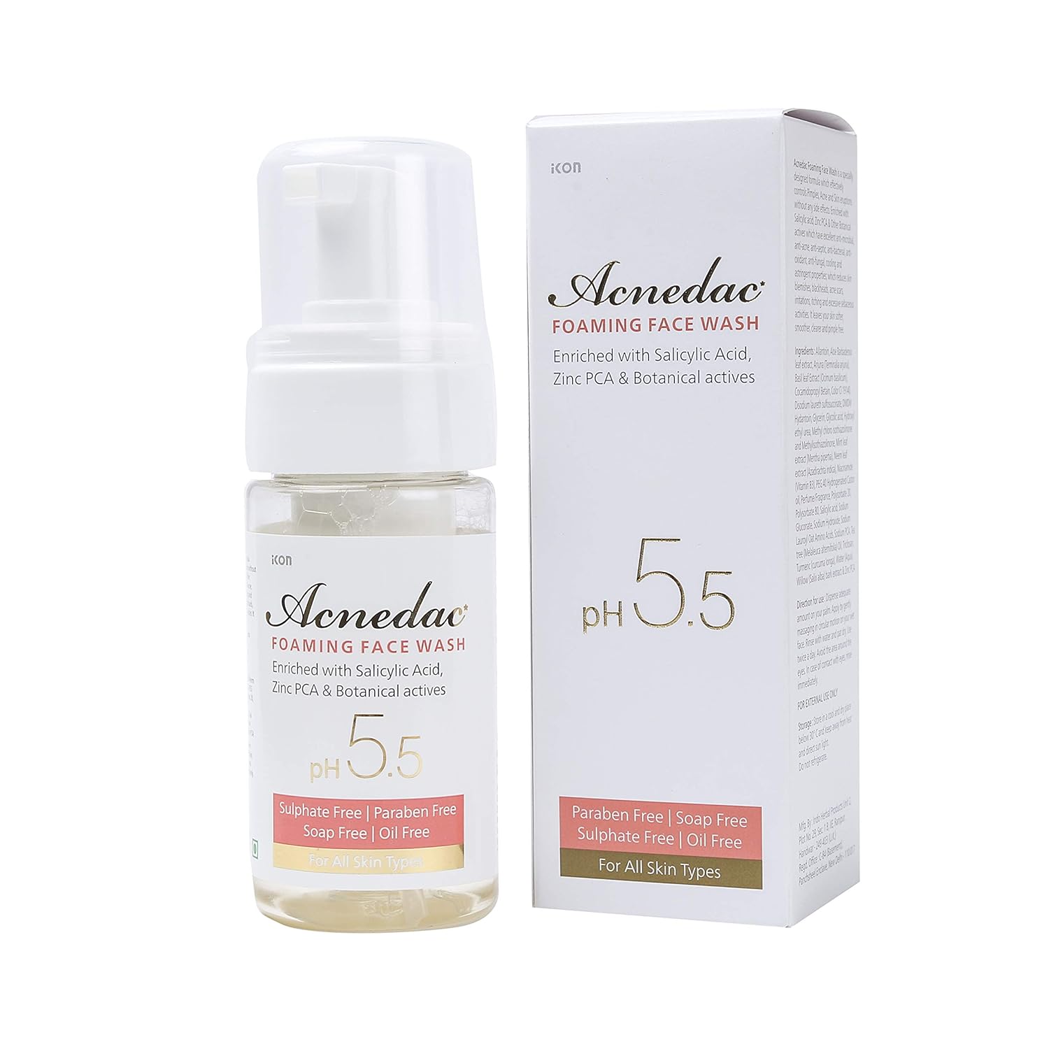 acnedac foaming face wash