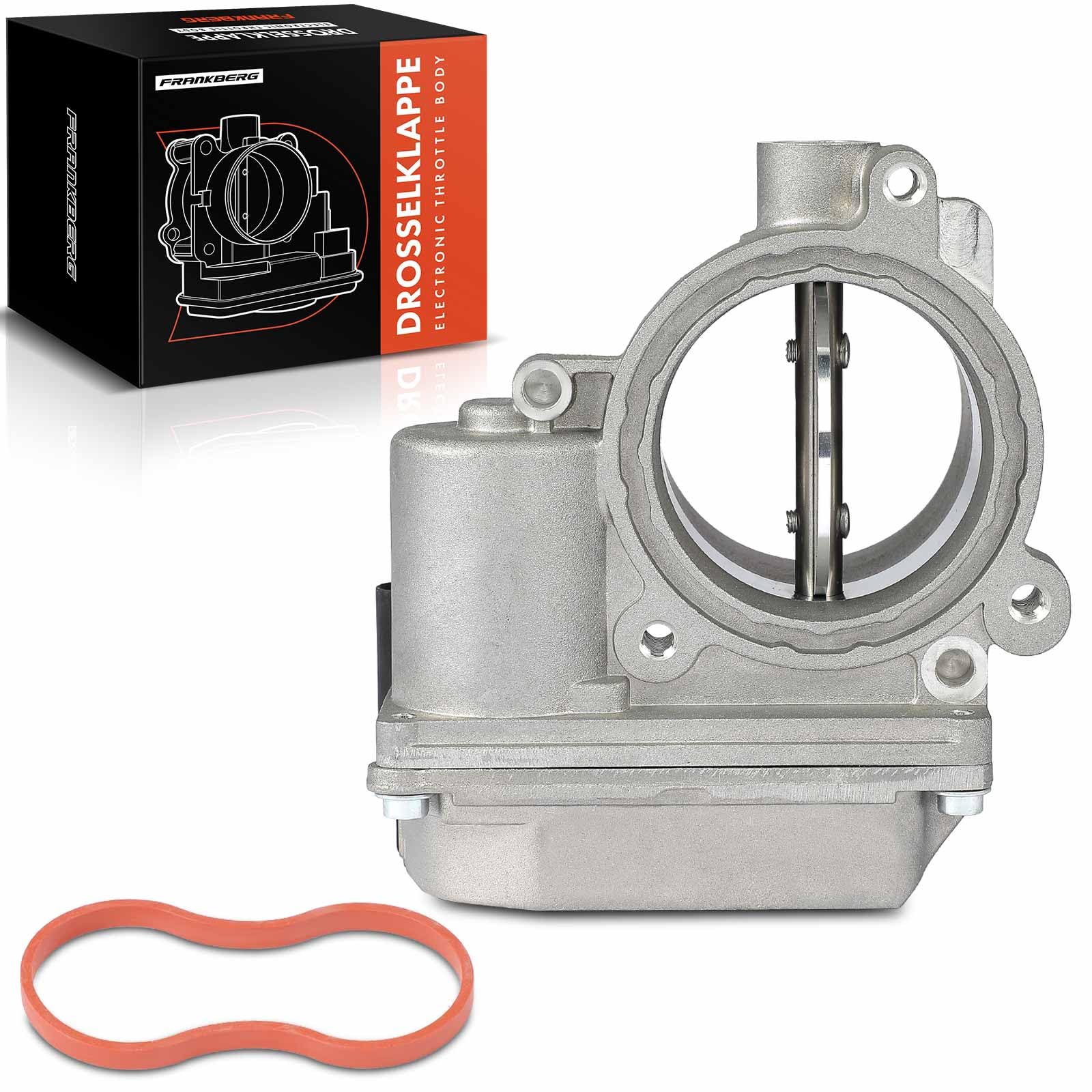 Frankberg Válvula de mariposa cuerpo de mariposa 4 Polos 7V2Q9E926AB | Compatible con: Fiesta VI CB1 CCN,Focus II Turnier DA DS FFS,Focus II DA DP HCP