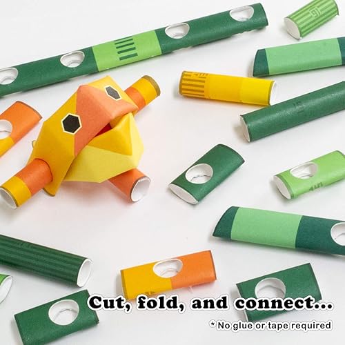 Miniatura 3 de PIPEROID Jet Jonathan - Rompecabezas de papel japonés 3D para niños y kit de origami para adultos