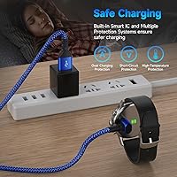 Vista 5 de sweguard Garmin - Cable cargador de reloj de 4 pies para Garmin Approach S10 S12 S40 S42 S60 S62 S70 Cable de carga de repuesto para Smartwatch