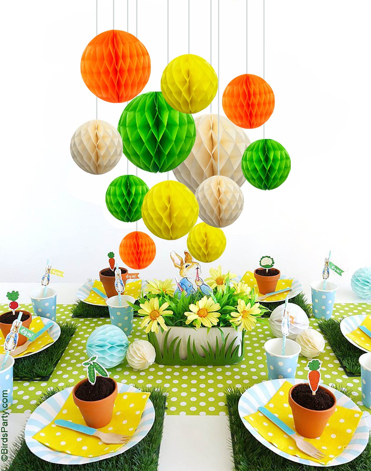 ZYOOO 12pcs Rainbow Honeycomb Ball Decorations Colorful Hanging Tissue Paper,6 Color of 10 Inch,6 Inch, 10 inches, 6 inches - Image 4