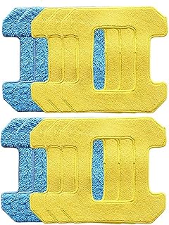 Kayfg 10 Piezas Almohadillas de Fregona para Frotar para 298, Accesorios de Robot de Limpieza de Ventanas, Trapo, Material de Microfibra, Limpieza en HúMedo + Seco
