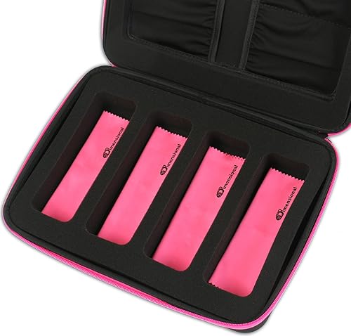 Miniatura 9 de eD Elite - Funda de almacenamiento para tus gafas 3D activas con 4 paños de limpieza de microfibra para gafas 3D con brazos plegables de