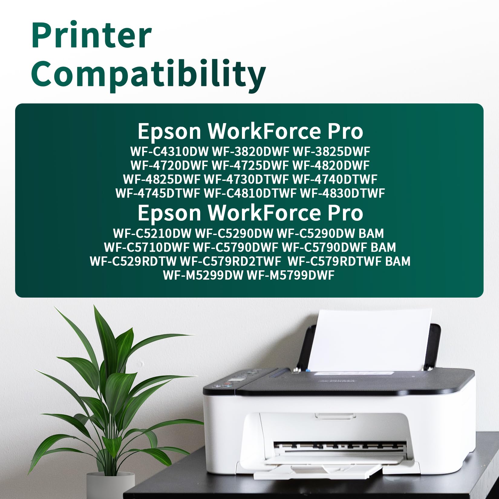 Yowell 2 scatole di manutenzione T6715 compatibili con Epson T6715 C13T671500 T6716 C13T671600 per Workforce Pro WF-4720DWF WF-4725DWF WF-4730DTWF WF-4740DTWF WF-4825DWF WF-C5710DWF -C5790. DWF