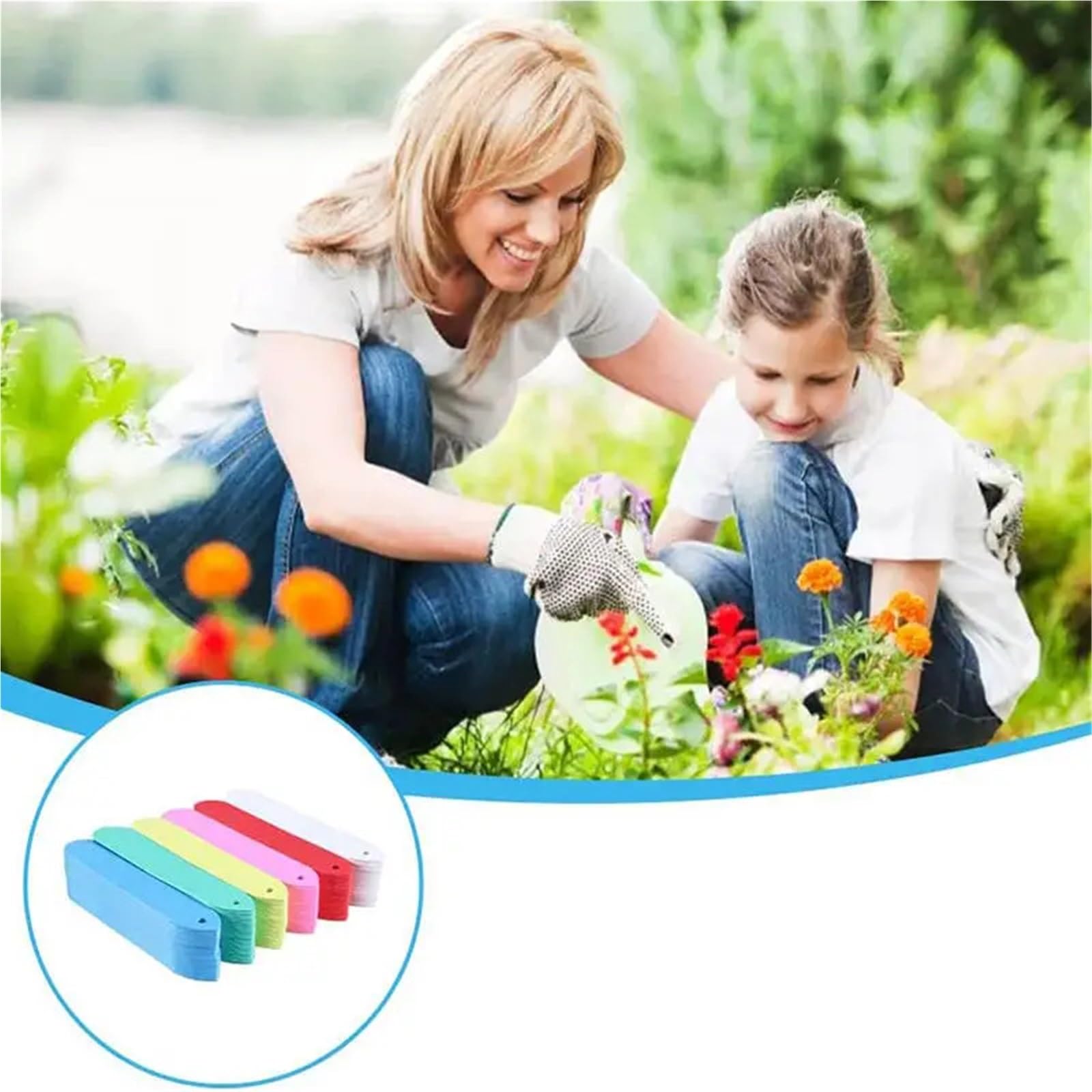 150er-Pack wiederverwendbare Pflanzenetiketten for Gartenpfähle