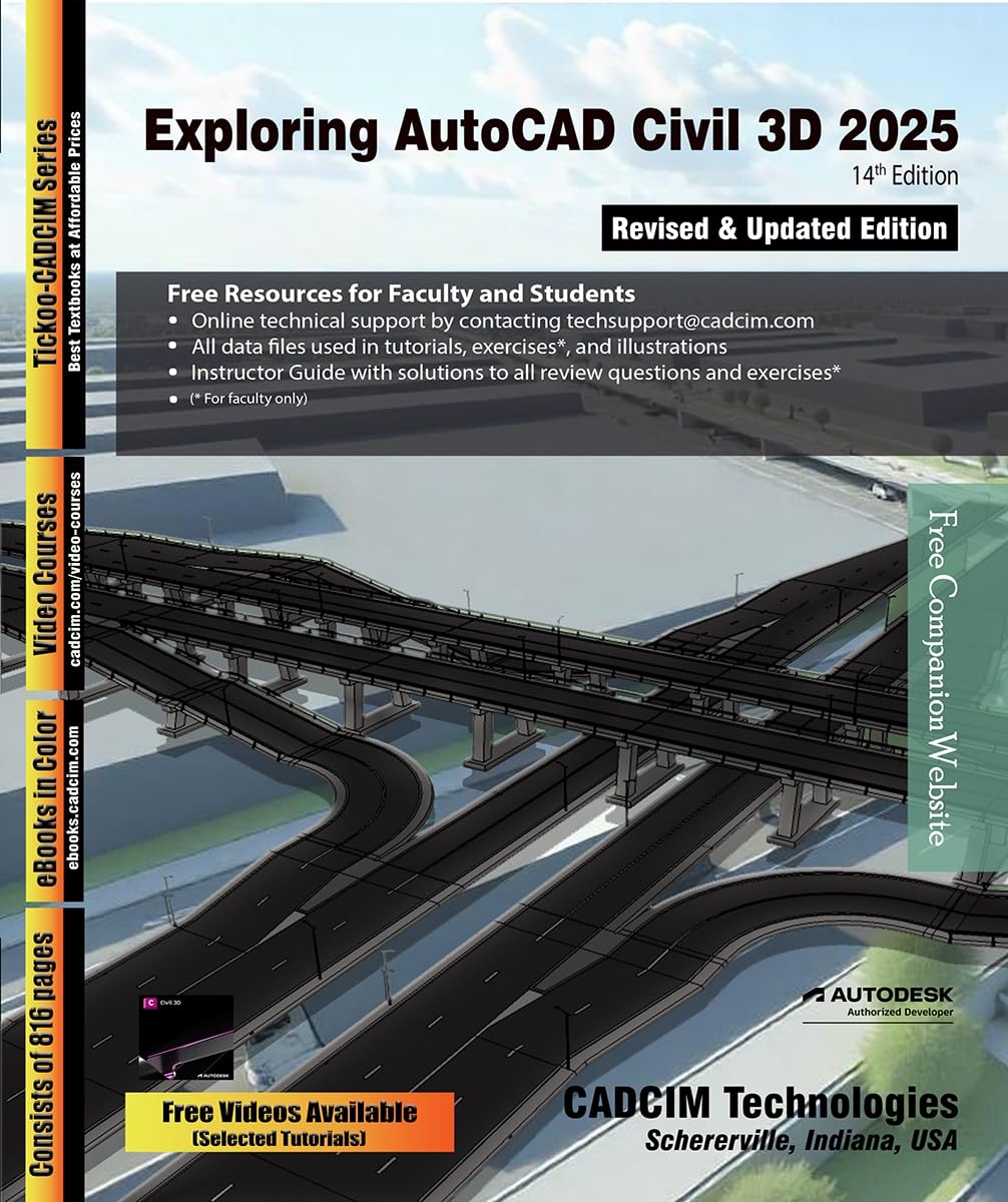 Exploring AutoCAD Civil 3D 2025, 14th Edition (English Edition)