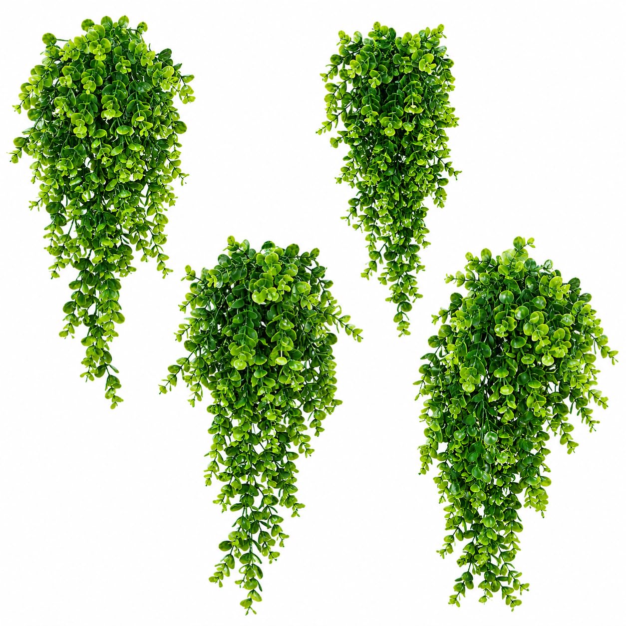 ledytdggu Artificial Hanging Ivy Plants 4PCS, 76cm Faux Vine Wall Decor