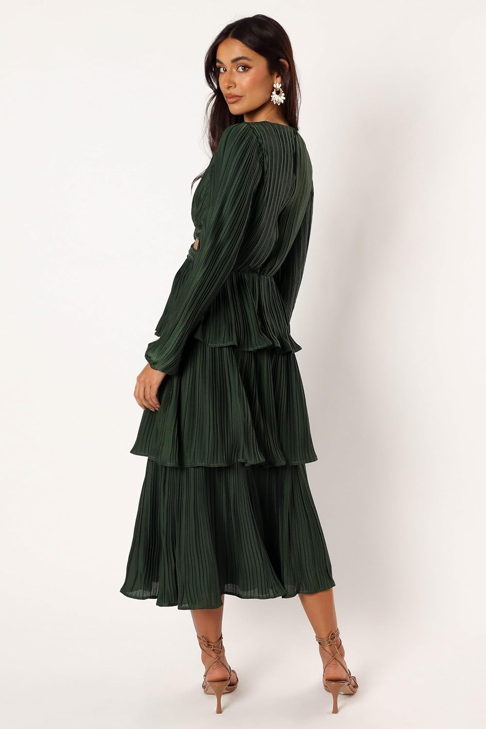 Petal & Pup Womens Pippa Long Sleeve Midi Dress - Image 3