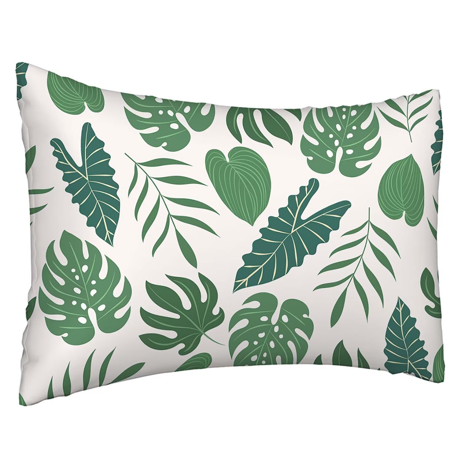 Funda cojín 50x80 cm rectangular con acabado de felpa corta suave y diseño decorativo premium
