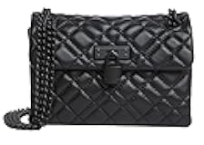 Mini Brixton Drench Leather Shoulder Bag (Black)