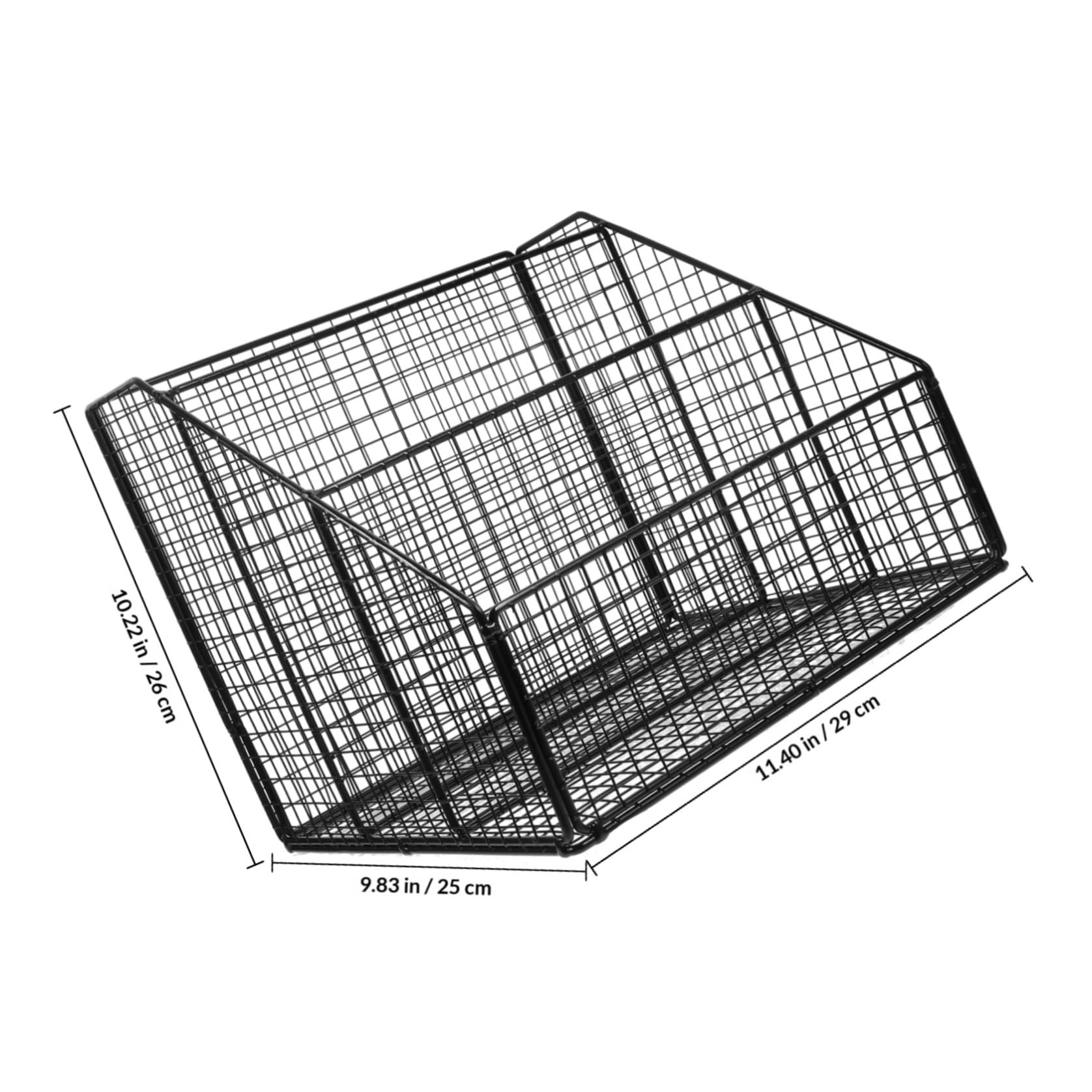 DOITOOL Porta Libri in Ferro Nero Design Aperto e Contemporaneo, Scaffale da Scrivania a Livelli per Organizzare Libri e Riviste in Casa o Soggiorno