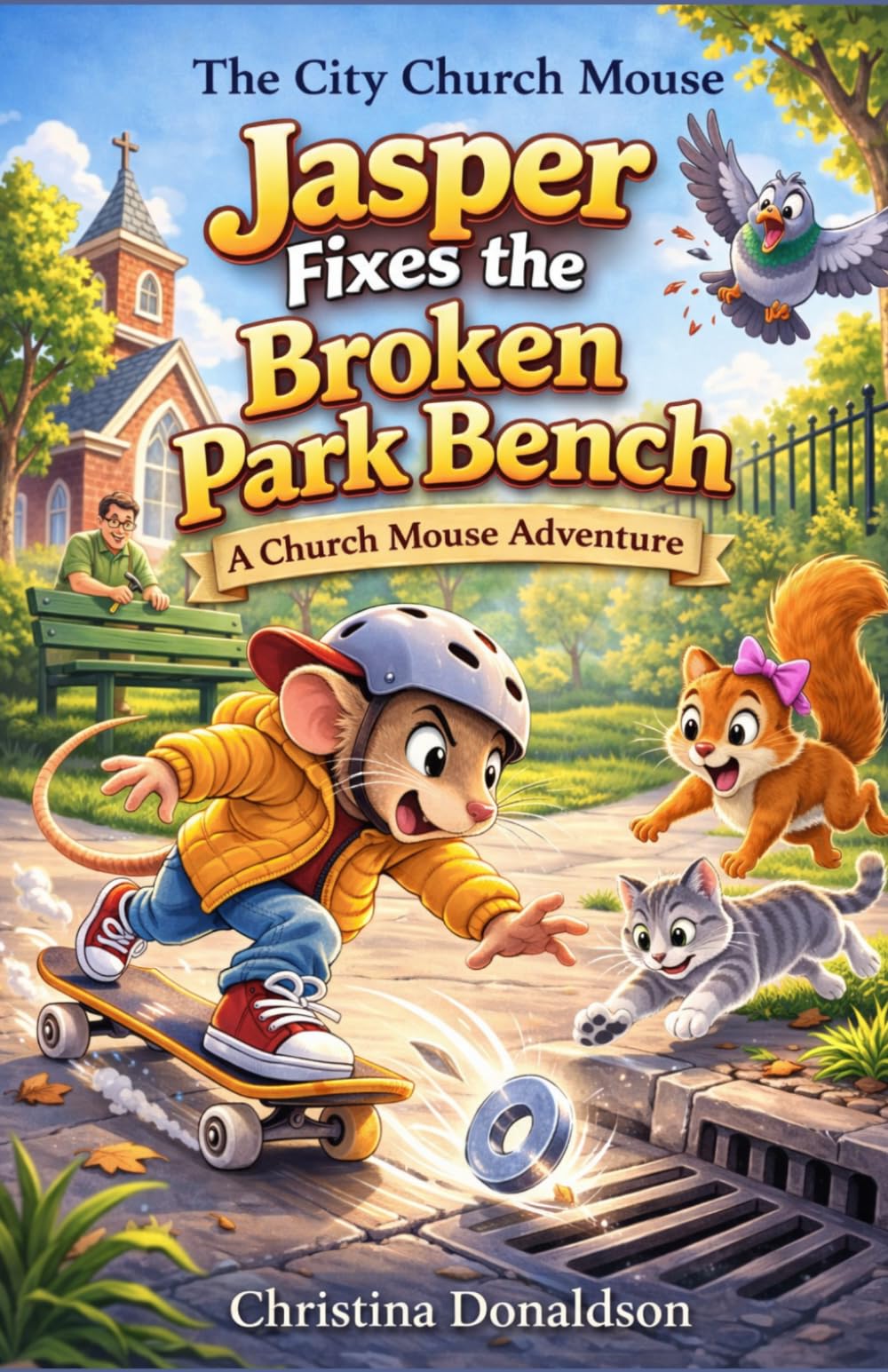 Jasper Fixes the Broken Park Bench: A Church Mouse Adventure