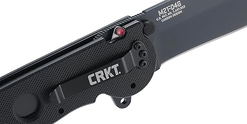 Vista 4 de CRKT Cuchillo plegable M21-04G con bloqueo de revestimiento: hoja de borde liso 1.4116, mango G10 con bloqueo de revestimiento, clip de bolsillo