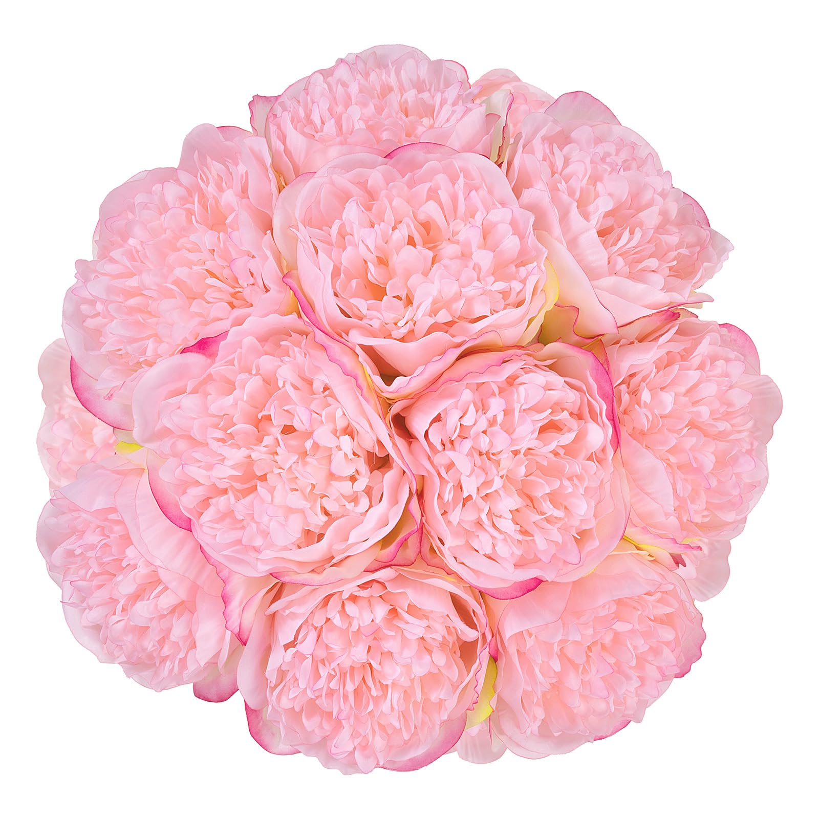 Amazon｜Nvzi 牡丹の花 2個 32cm 頭5本 曲げ可能な茎付き 家庭/結婚式
