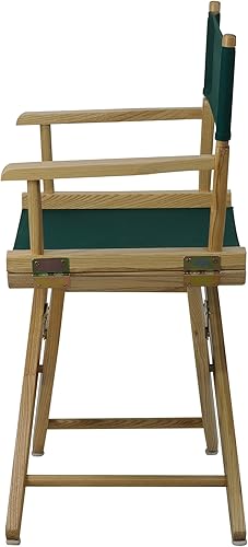 Miniatura 5 de American Trails - Silla de director extra ancha de alta calidad de 18 pulgadas, marco natural con lona verde cazador