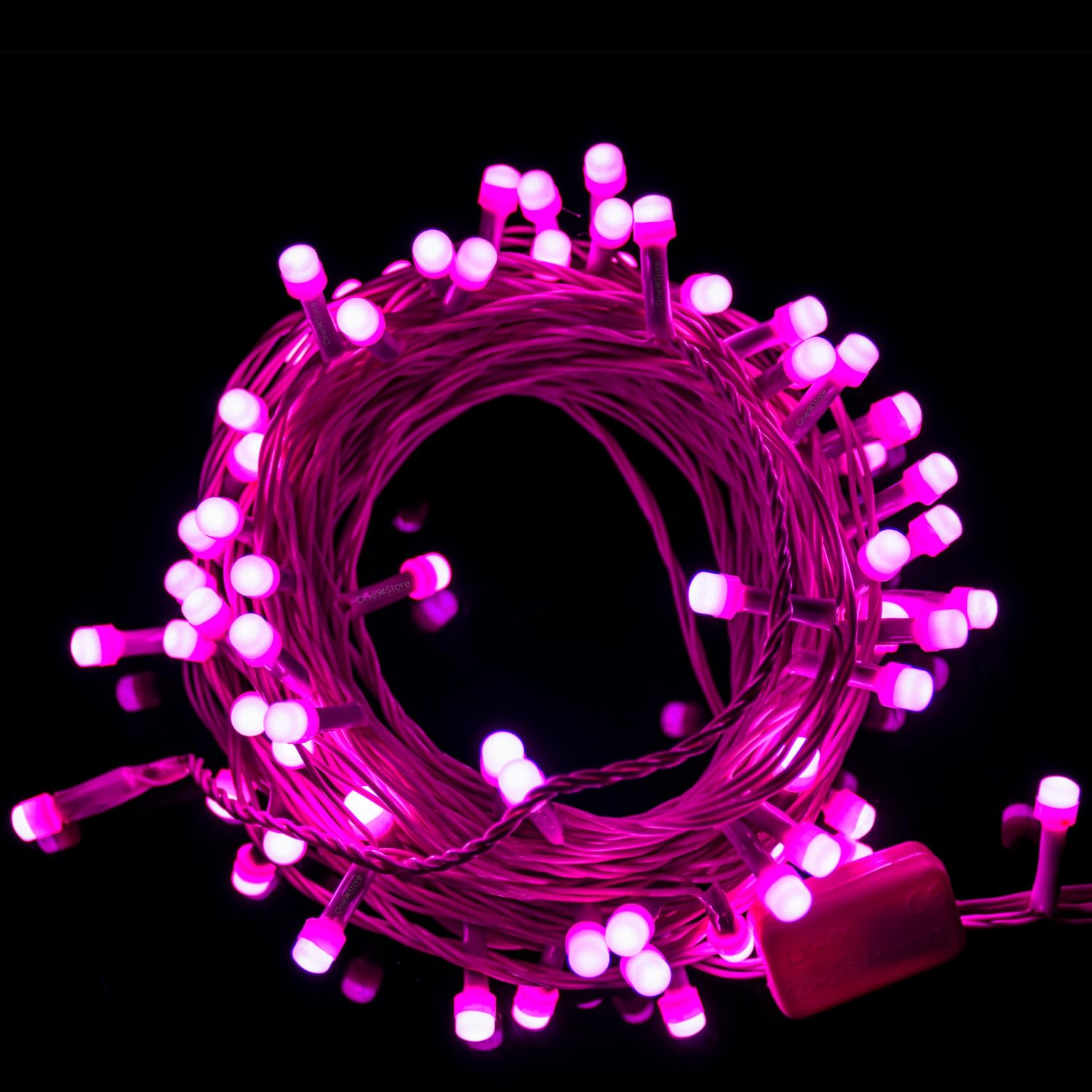 One94Store 8mm 40 Feet 36 LED Decorative String Fairy Light Waterproof & Flexible Copper LED Series Light for Diwali, Christmas,Indoor & Outdoor Decorations (Pink, Pack of 1) (B0C69ZDB7D) Amazon Price History, Amazon Price Tracker