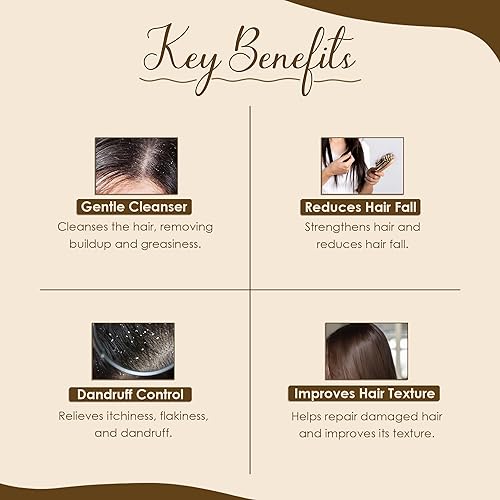 Miniatura 3 de minature Shikakai (Acacia Concinna) Polvo  Excelente acondicionador y limpiador para el cabello  Cabello encrespado  Paquete de cabello para hombres