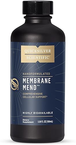 Quicksilver Scientific Membrane Mend - Apoyo al envejecimiento cerebral, celular y saludable con fosfatidilcolina (PC), vitamina E tocotrienoles,
