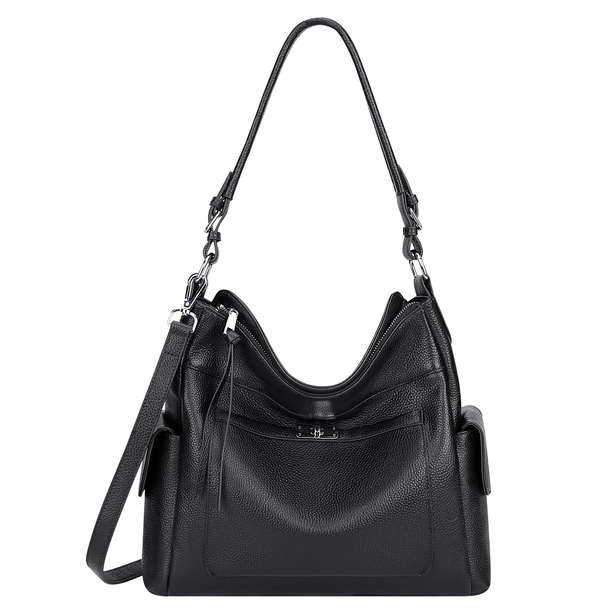 Over Earth Leather Hobo Purses and Handbags for Women Ladies Shoulder Crossbody Purse