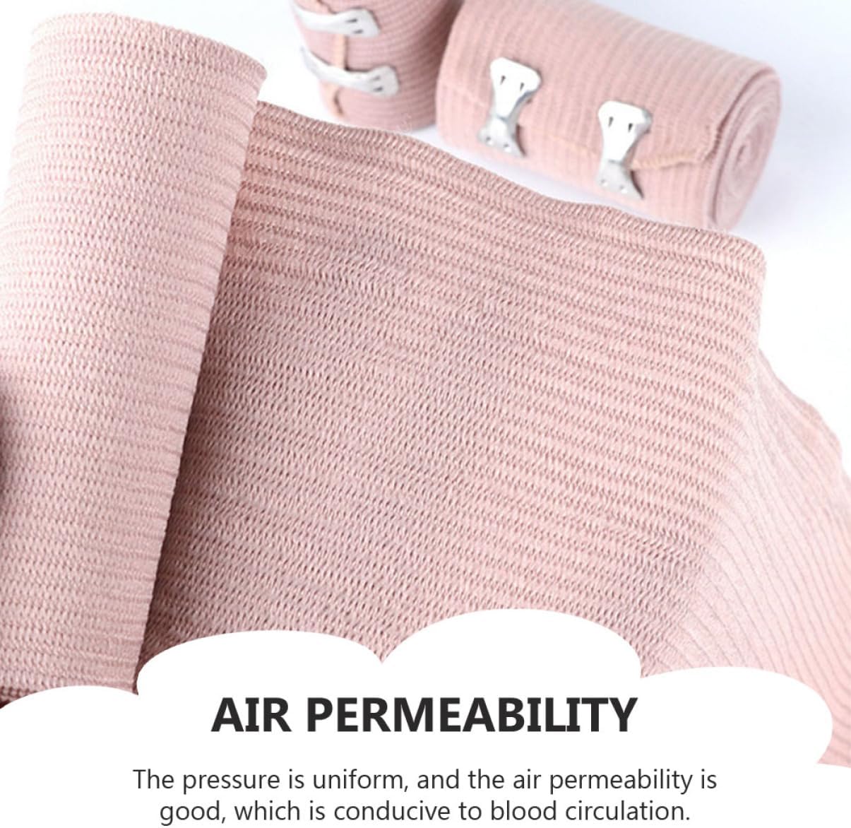 4pcs Professional Elastic Bandage Wide Ace Bandage Wrap for Sprains Strains Wound Protection for Sports Guard