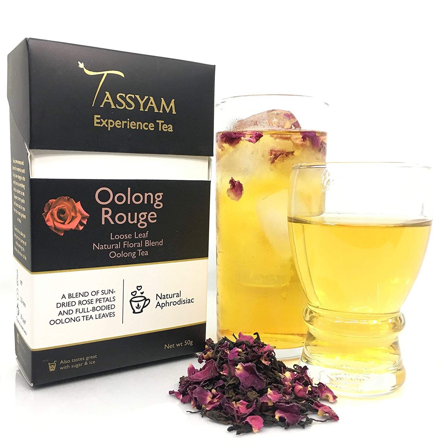 Oolong Rouge Tea Darjeeling Handmade 50grams (1.76 oz) by Tassyam