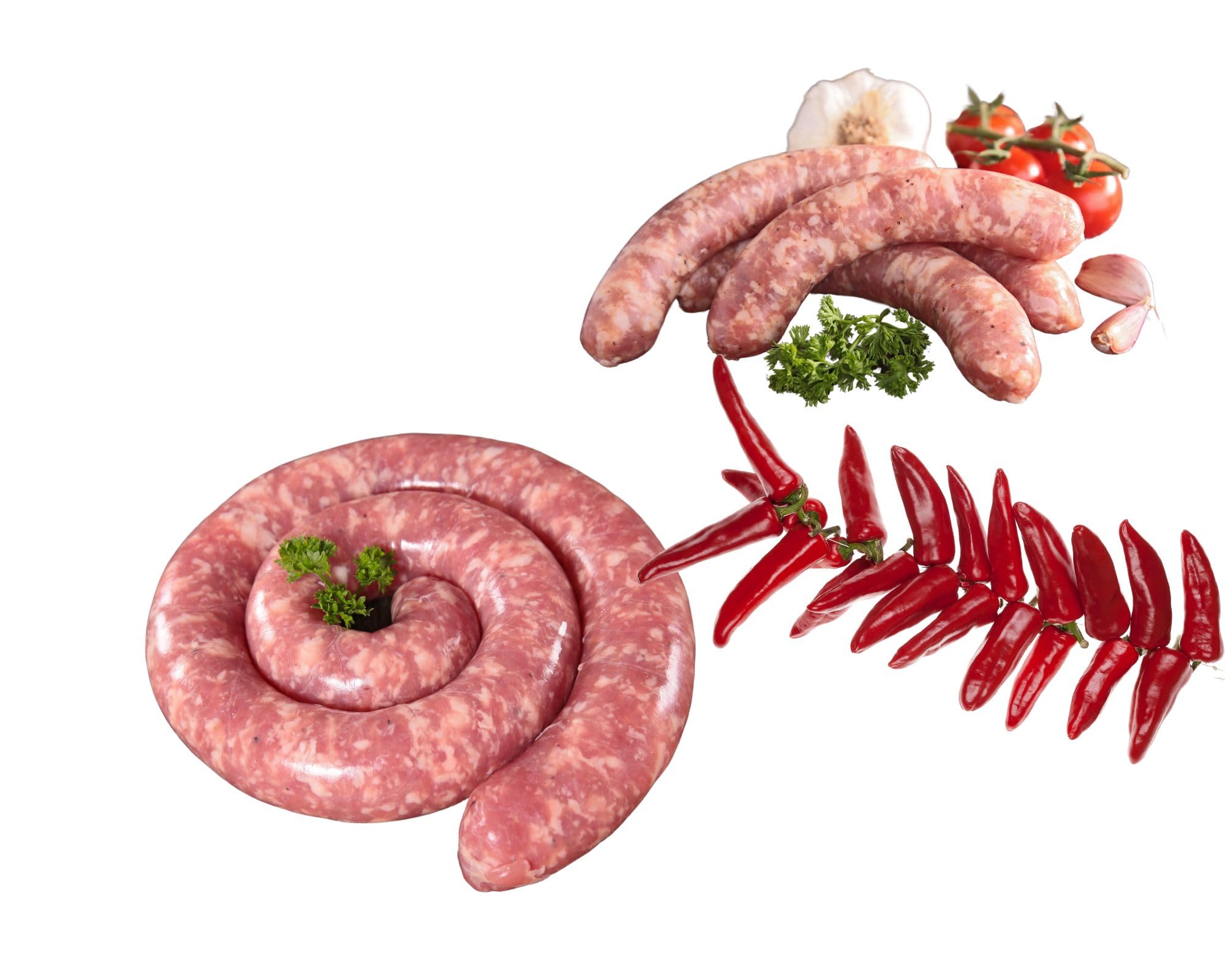 Epices saucisse piment d'Espelette, pour la fabrication de 5 kg, sachet de 225gr