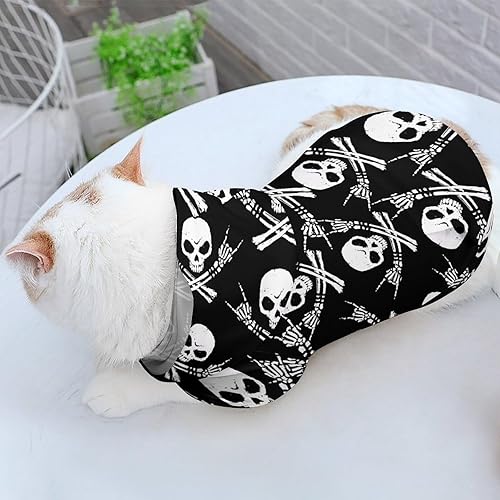 Miniatura 3 de Rock 'N Roll - Sudadera con capucha para perros con capucha y gorro, ropa para cachorros, trajes con capucha para gatos