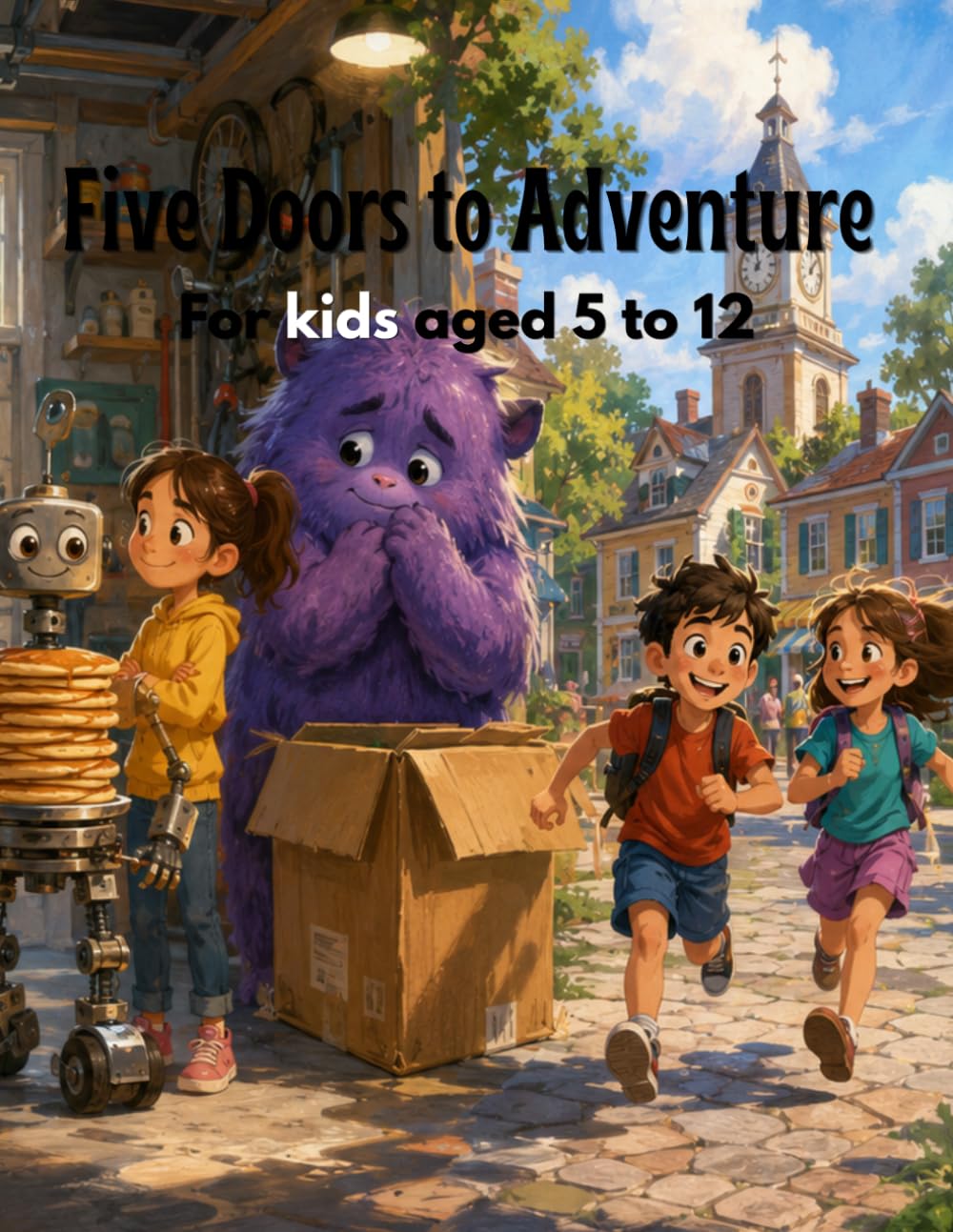 The Door to Five Adventures: Children's Short Adventure Stories :Five Heartwarming Stories of Friendship, Imagination, and Wonder (The Wonder Adventures Collection)