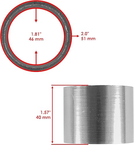 Miniatura 2 de Caltric Junta de tubo de silenciador compatible con Can-Am 707601544 707600955