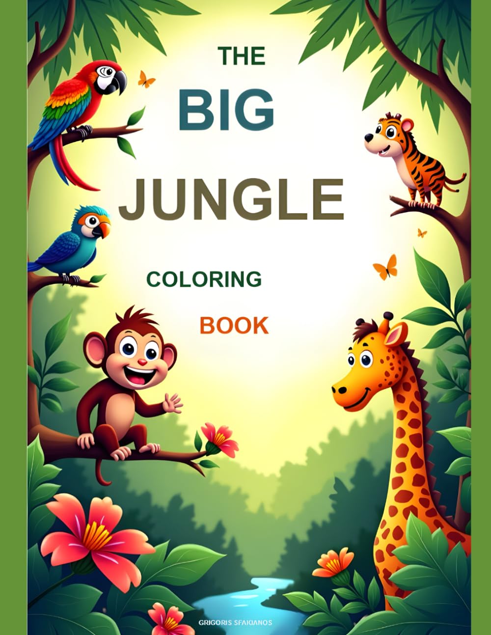 The Big Jungle Coloring Book