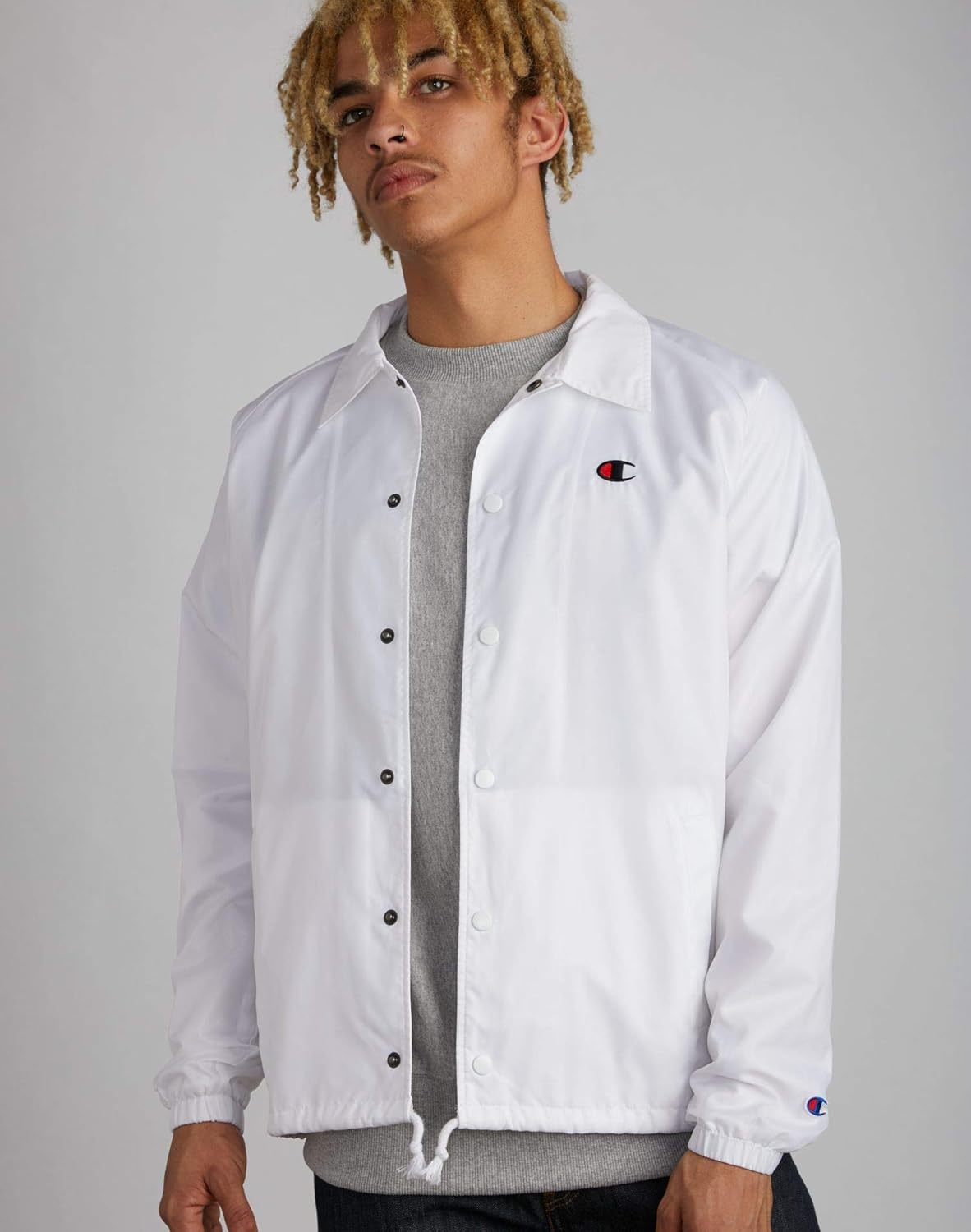 champion life men's coaches jacket west breaker edition