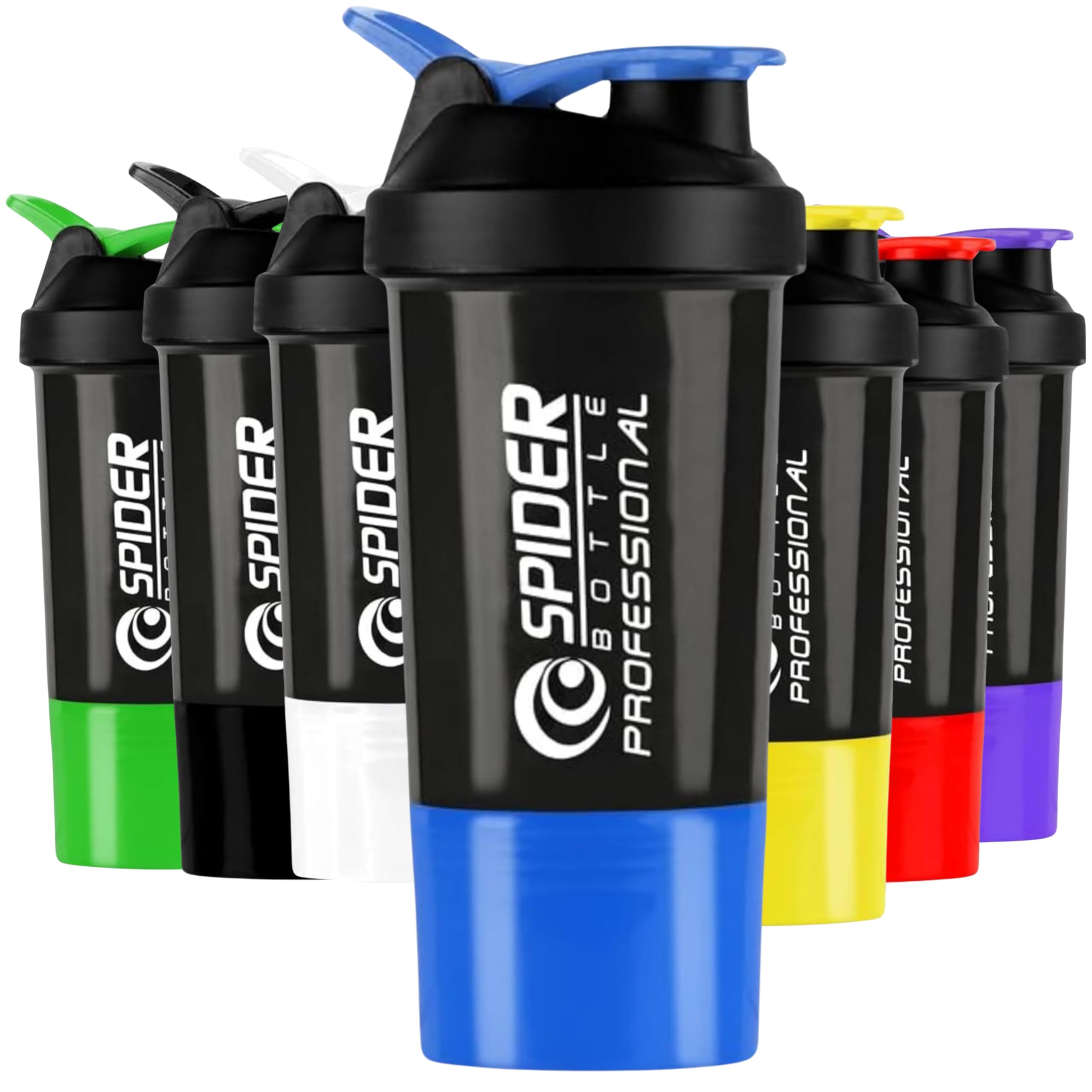 Zyro Spider Gym Shaker Bottle, Shakers for Protein Shake 500 Ml with 1 Storage Compartment Gym protein shaker for workout (Pack of 1, Blue) (B0BRJDWLLK) Amazon Price History, Amazon Price Tracker