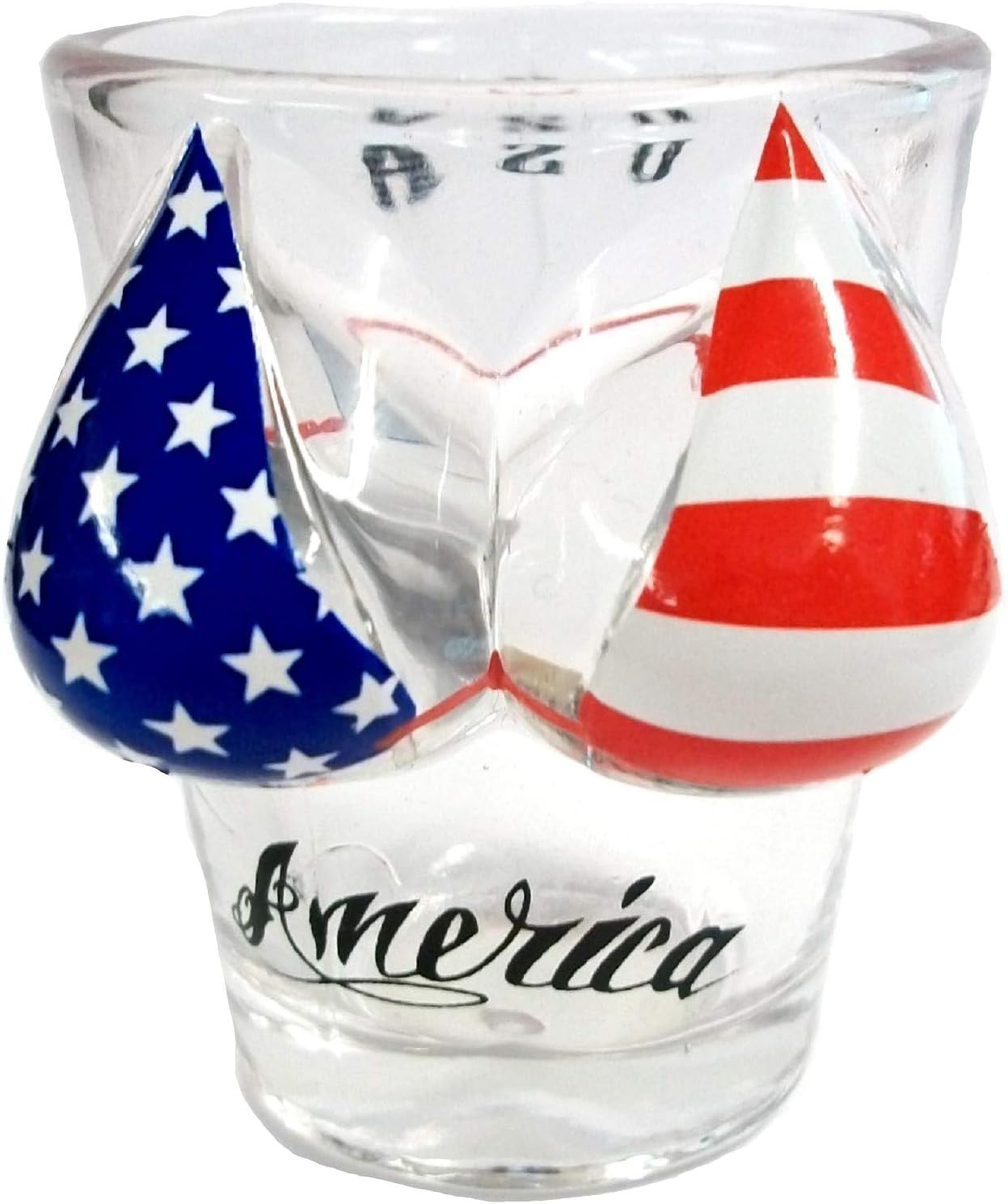 SMS Gifts American Flag Bikini Top Small Shot Glass