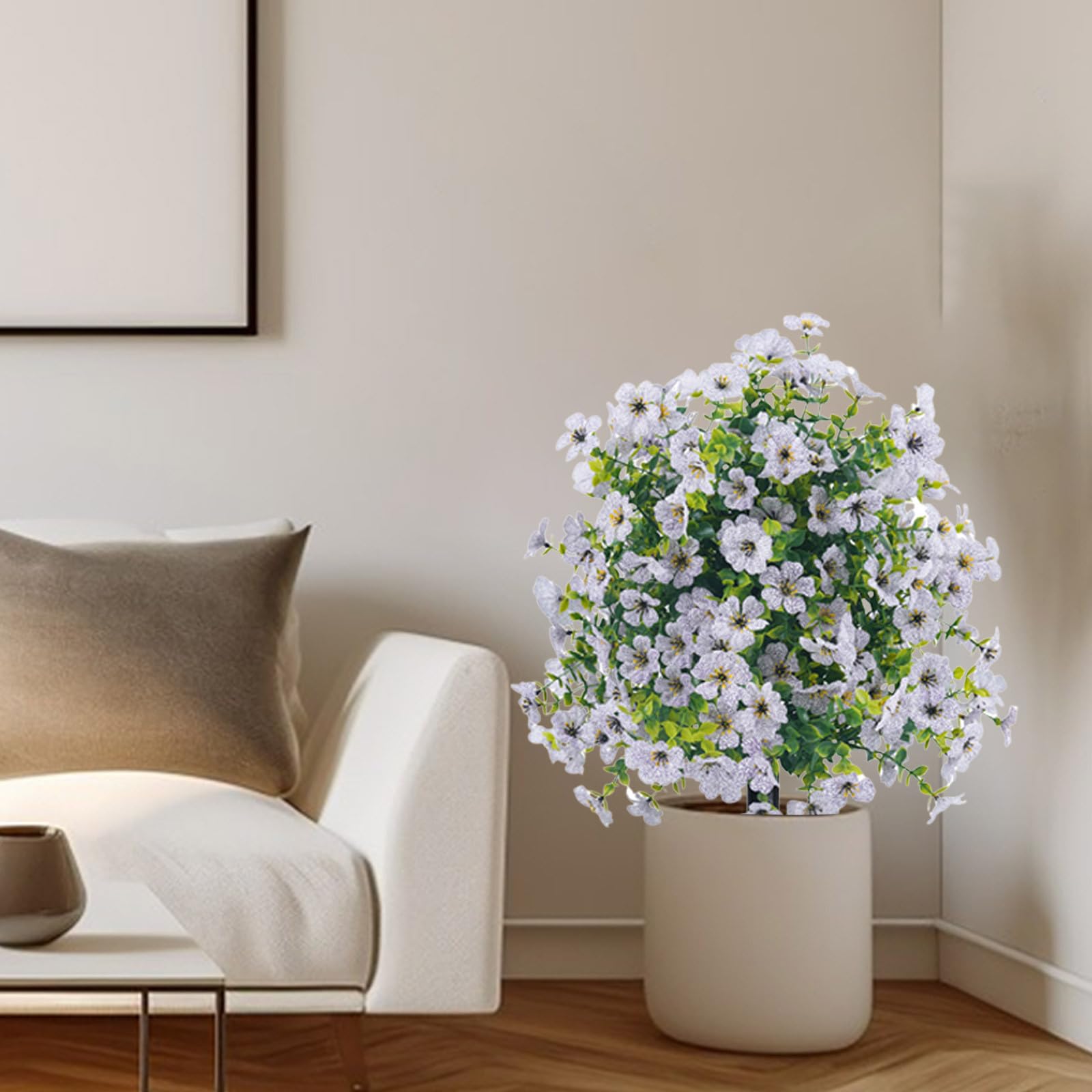 Alberi topiari artificiali a palle di viola con punte a terra, albero topiario bosso artificiale finto cespugli di verdi, false piante per giardino, cortile, portico, patio