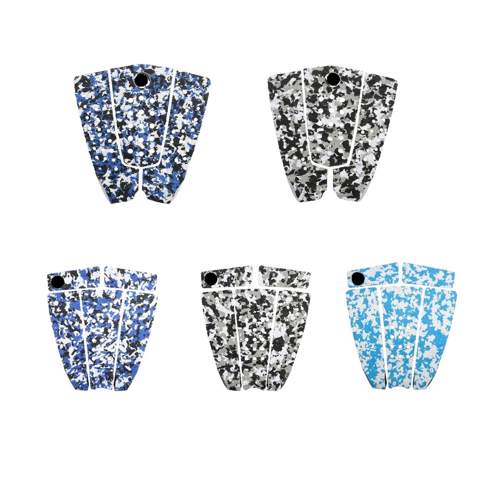 ZGYDNM Traction Pad Non-Slip Traction Pad Grip Stomp Pad Adhesive EVA Deck with Tail Kicke 3/5 Pieces (Color : 5P06, Size : 1)