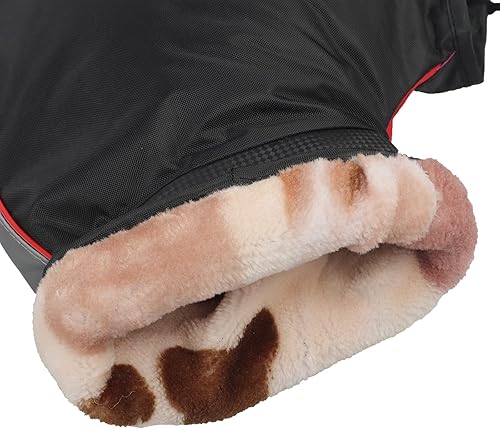 Miniatura 5 de Guantes para manillar de motocicleta, impermeables, resistentes al viento, gruesos, cálidos, para protección de manos, cubierta térmica para la