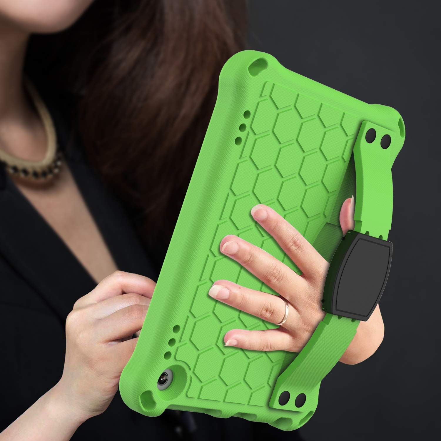 Custodia Antiurto Per Amazon Fire 10/8/7 – Cover Con Supporto, In Silicone E PC