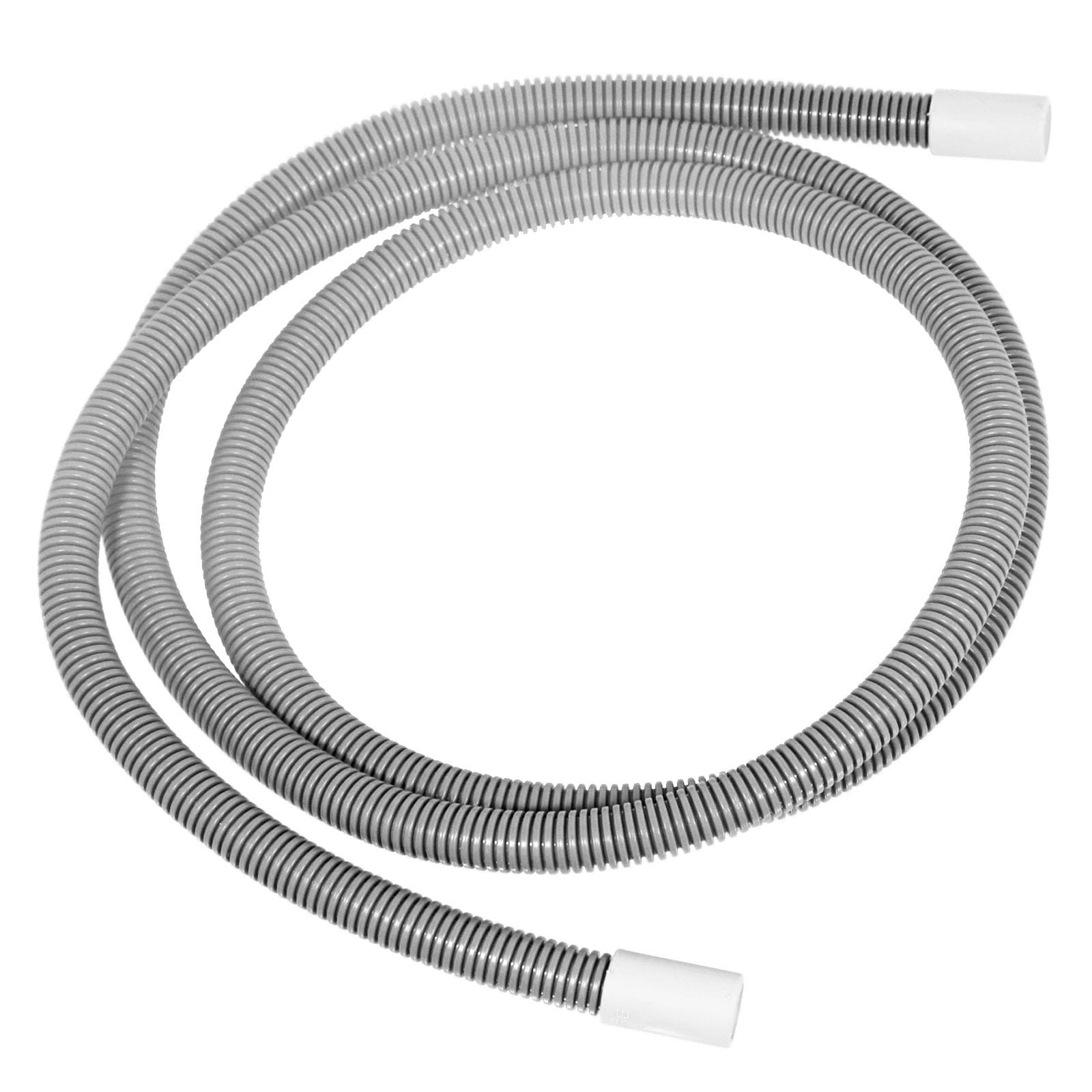 Spares2go Grey Drain Hose Pipe For Lamona Condenser Tumble Dryer Pump (Bore 10Mm, Length 1.6M)