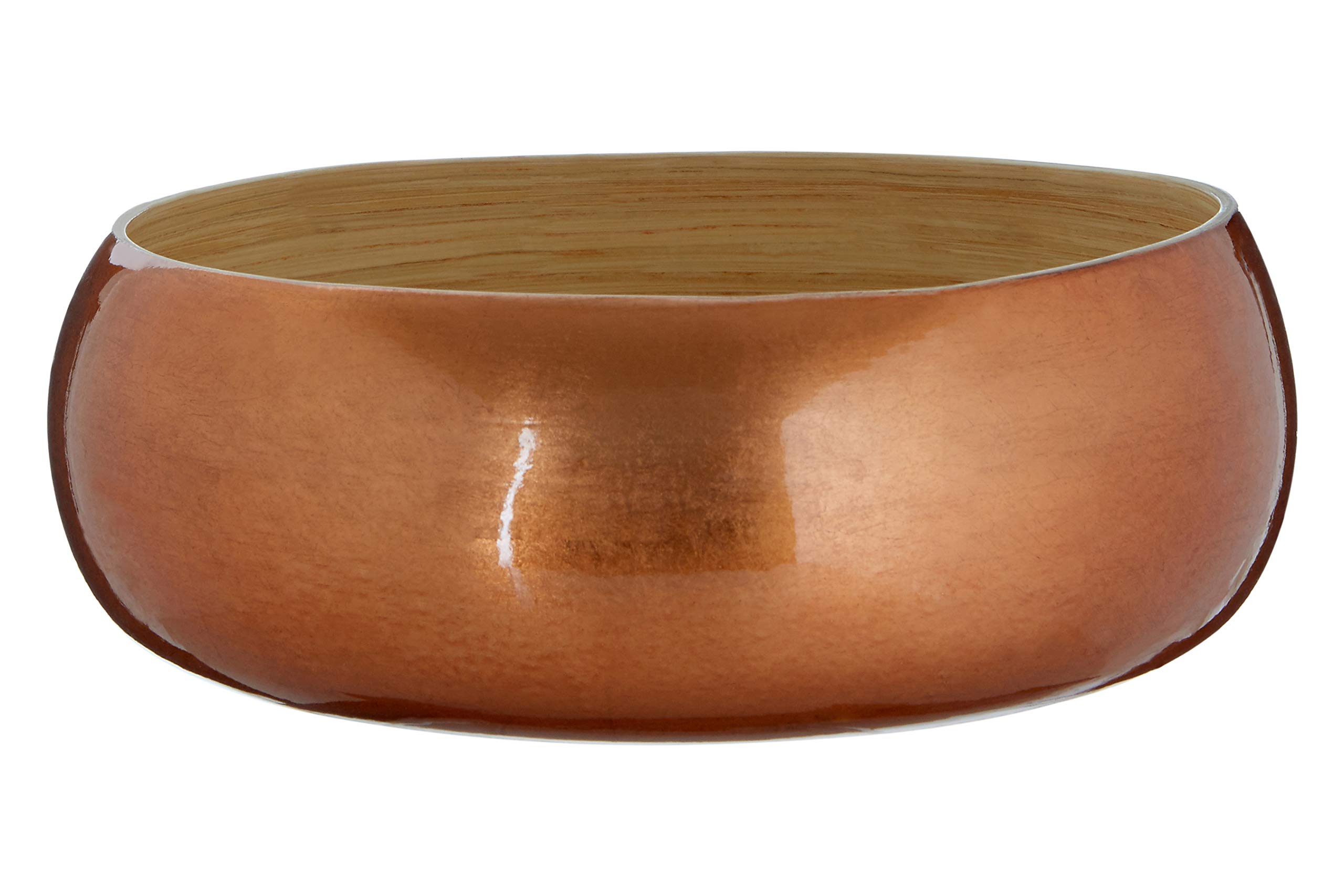 Kyoto Round Medium Rose Gold Bowl - Gold