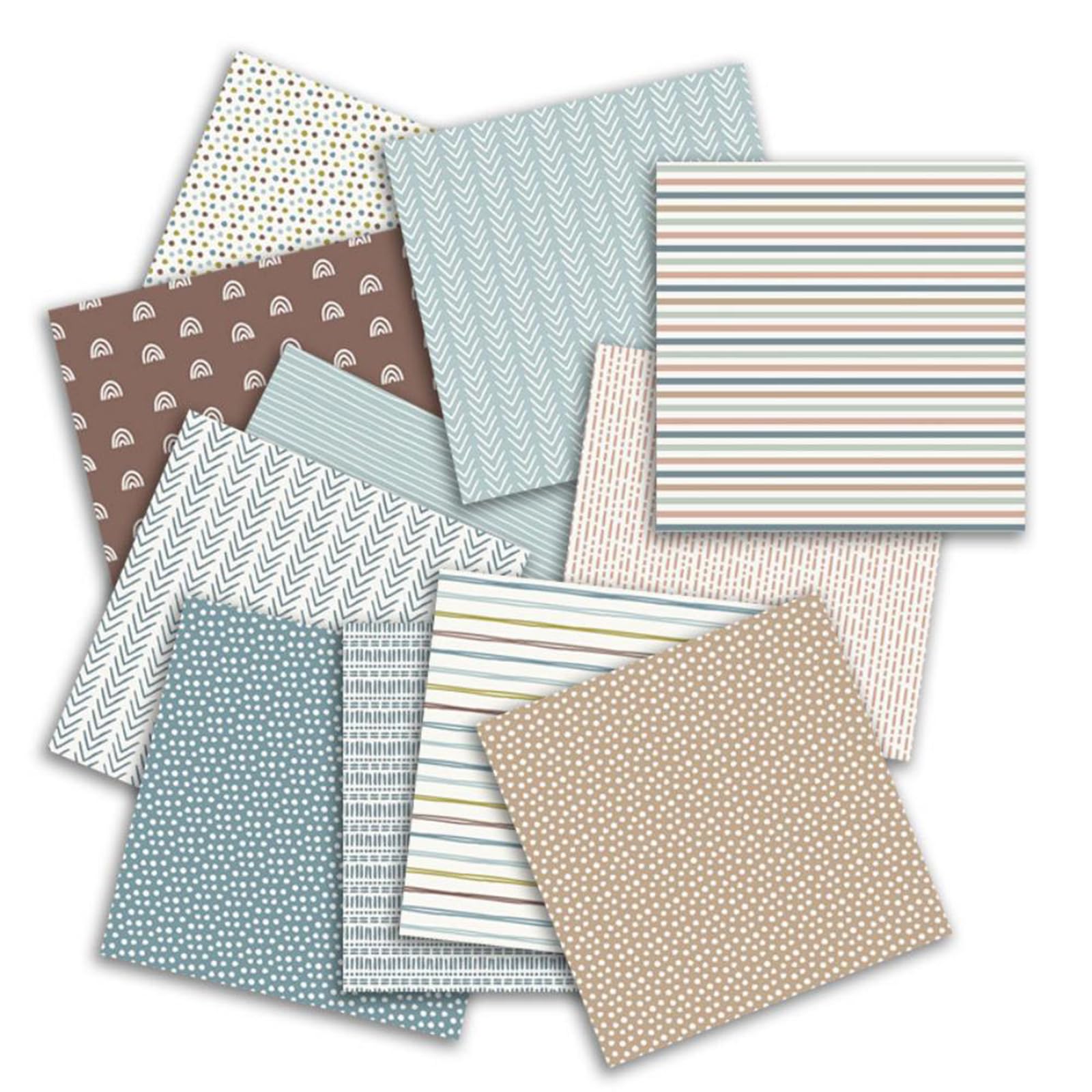Papier do scrapbookingu, wielokolorowy, 48 arkuszy, 12 dwustronnych tęczowych nadruków, do samodzielnego wykonania origami, dekoracja albumu fotograficznego, 30 x 30 cm (dwustronny) i 15 x 15 cm