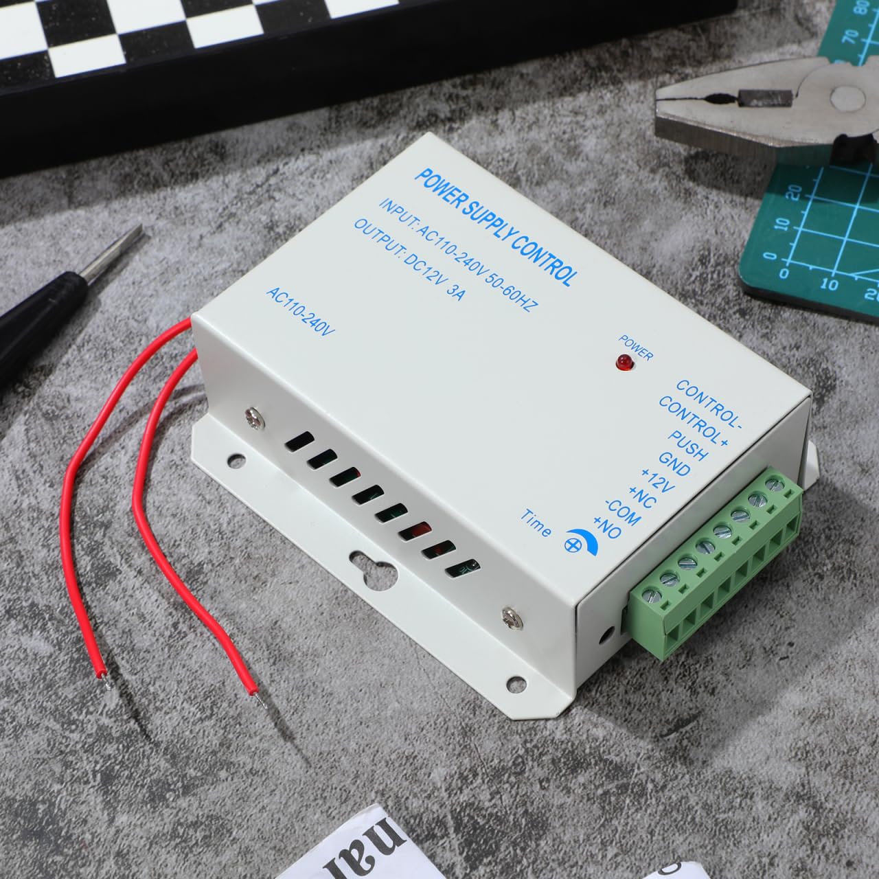 Professional 110-240 V a DC 12 V 3 A Power Supply Control per porta Access Control – 1 pezzo