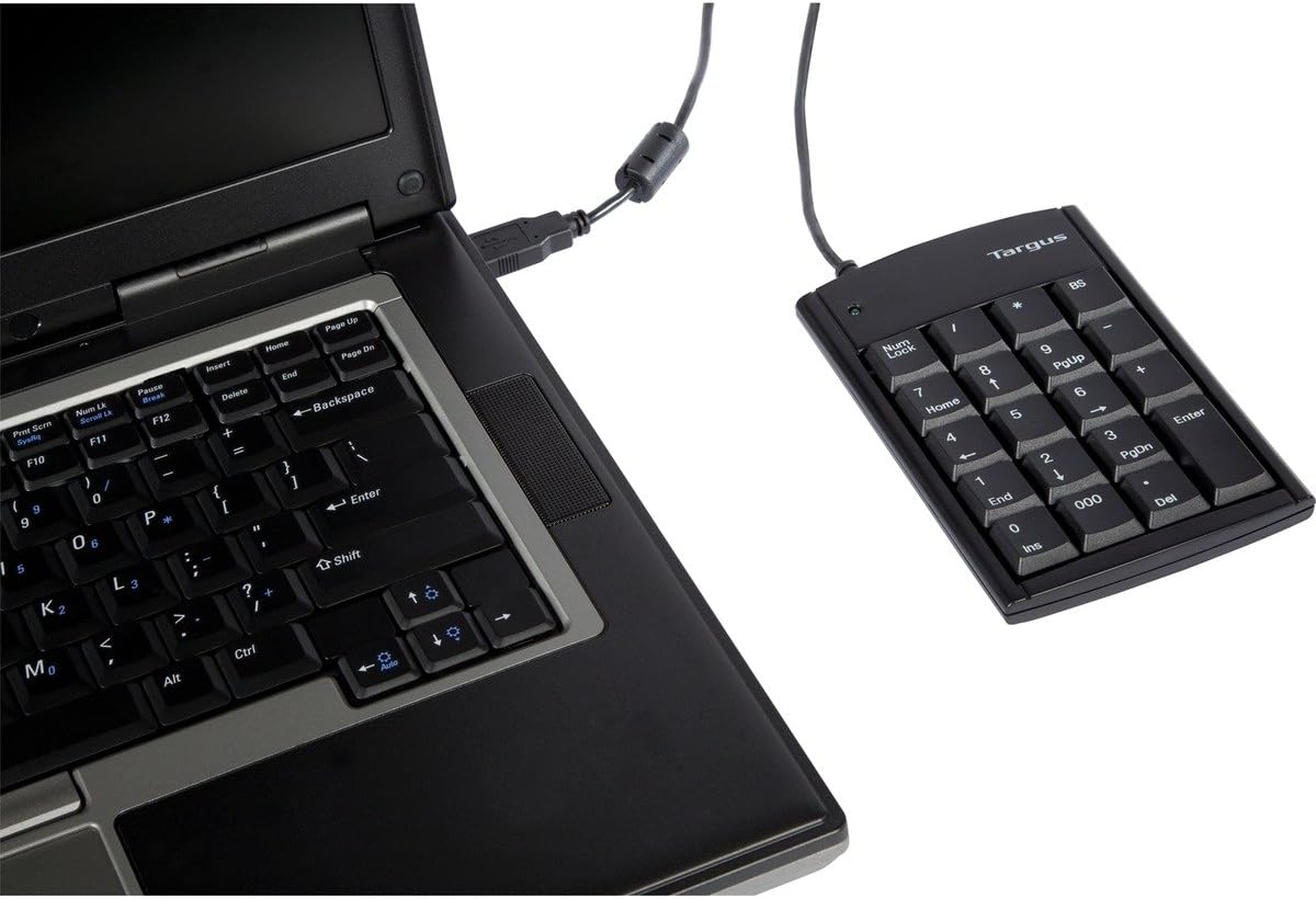 Flаѕh Dеаlѕ - 50% оƒƒ Targus Ultra Mini USB Keypad with USB Port Connector, True Plug-and-Play Device, Connects with Laptop, Desktop and Other Devices, Black (PAUK10U)