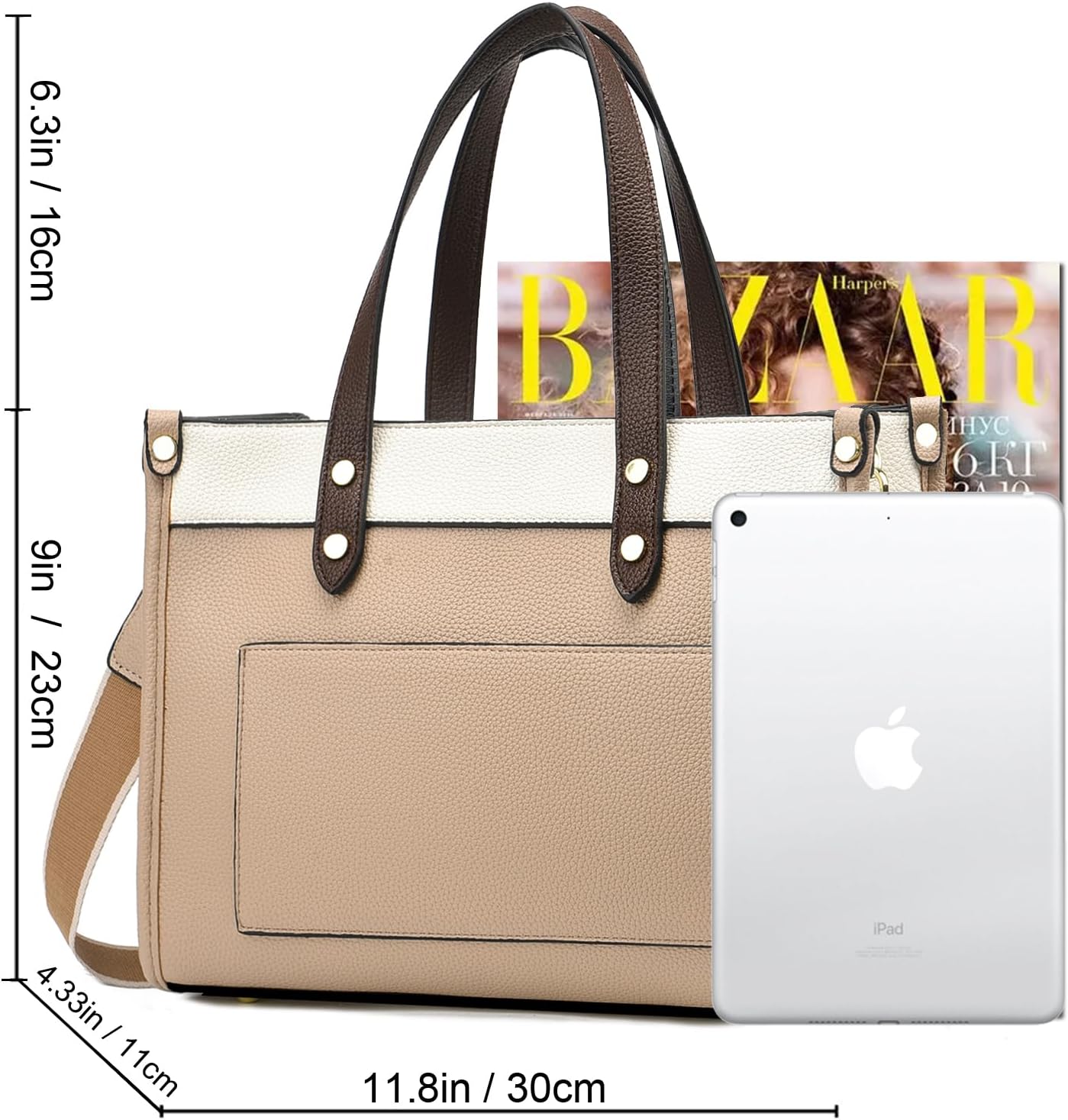 CROJUYI Tote Bag for Women - Satchel Purse and Handbags Ladies Shoulder Totes Crossbody Bags - Image 4