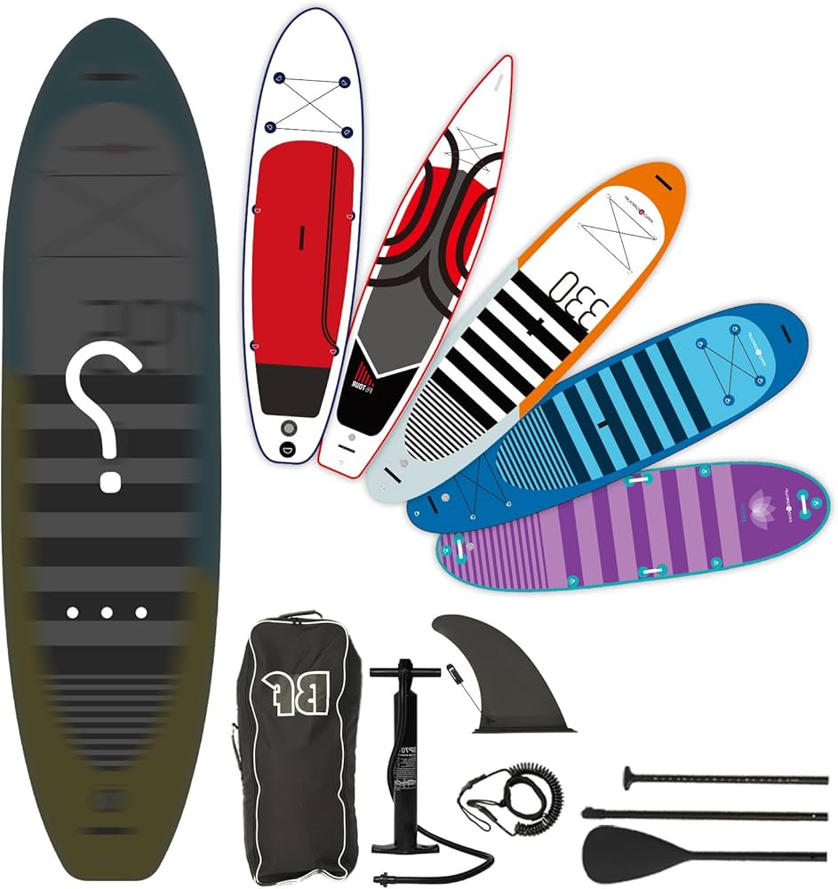 Bifanuo サップボード Amazon.com : Inflatable Stand Up Paddle Board for Adults, with