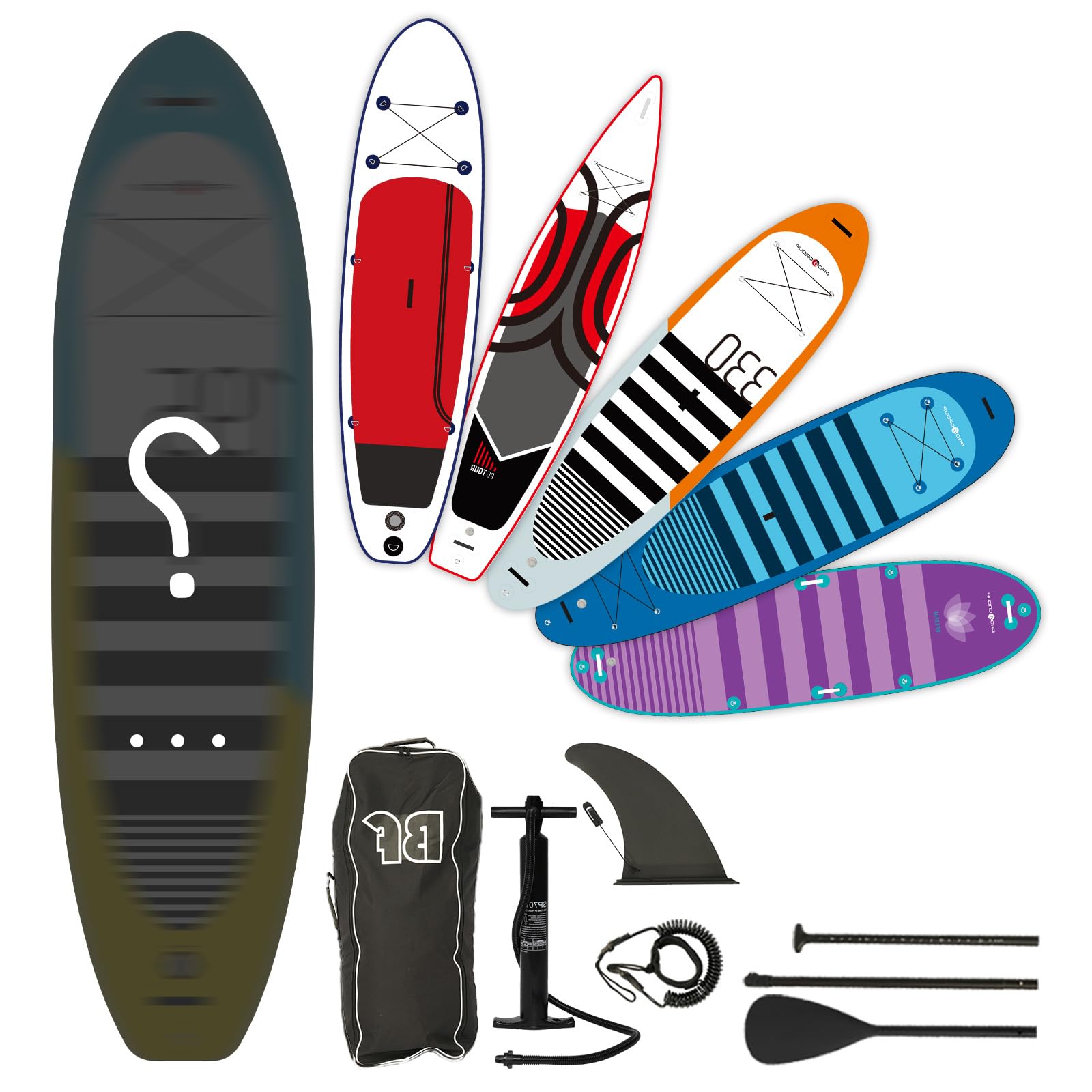 SUPセット　インフレータブル Bifanuo Amazon | Bifanuo サップボード インフレータブル スタンドアップ