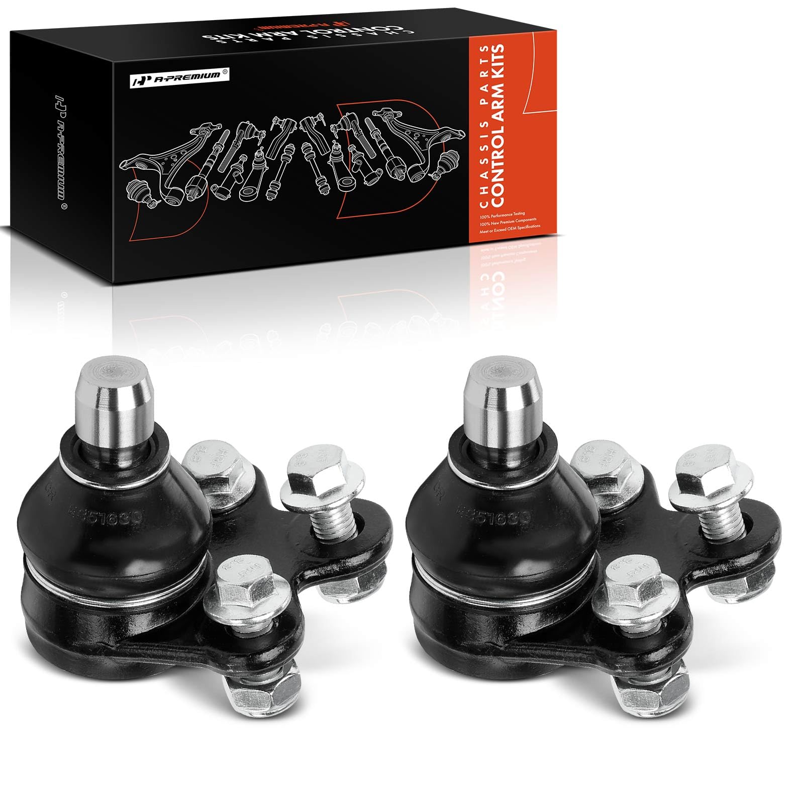 METRIX Front Lower Ball Joint Set For Chevy Sonic (2012-20), Trax (2013-22), Buick Encore – 2pc-612449