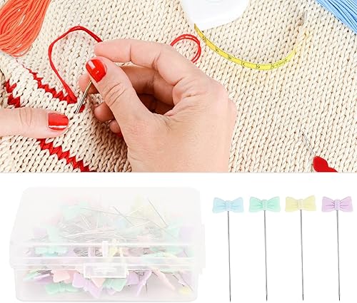 Miniatura 6 de Alfileres planos 100 piezas de botón de mariposa para pajarita Costura para costura proyecto de costura para manualidades 3