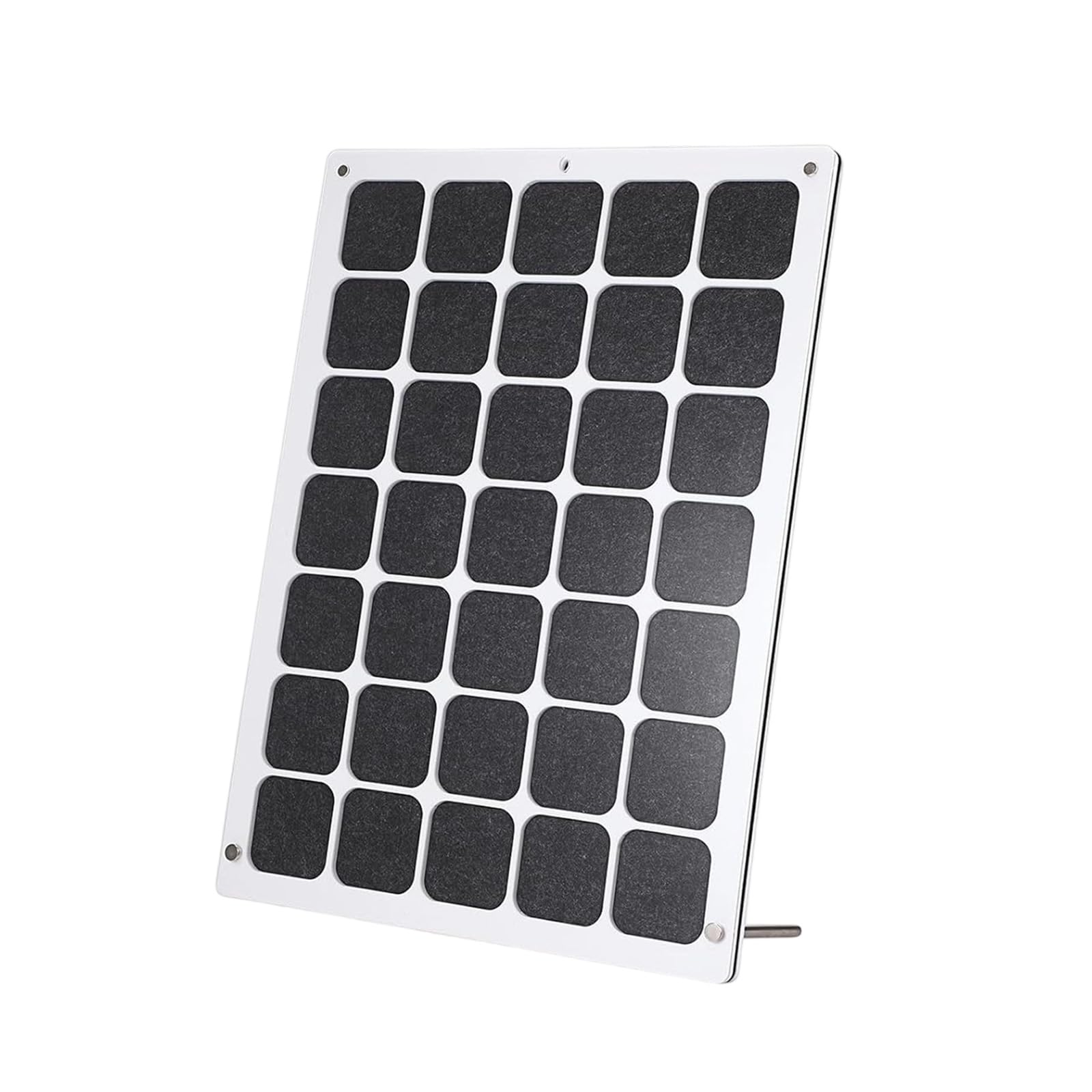 Professionelle emaillierte Pin Organizer, 35 Fächer, transparente, stabile Acryltafel mit abnehmbarer Abdeckung für Sammlungen, Pin Organizer, wandmontierbar