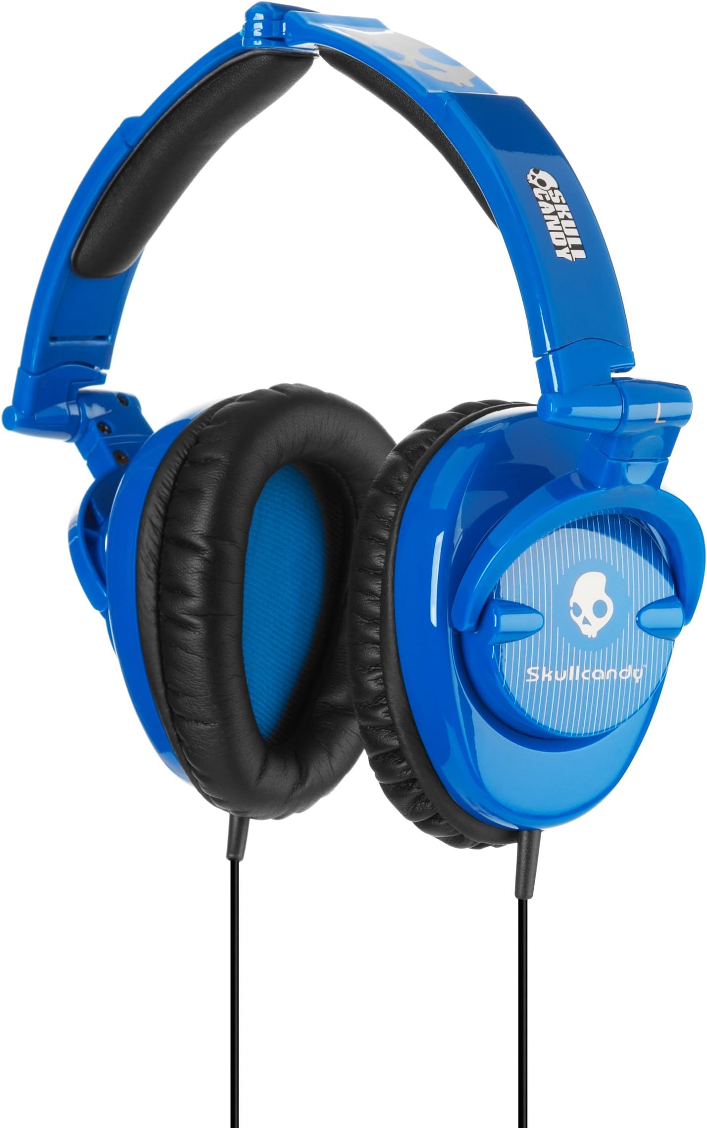 Skullcandy Skullcrusher 2011 Blue Pinstripe Headphones - S6SKDY119