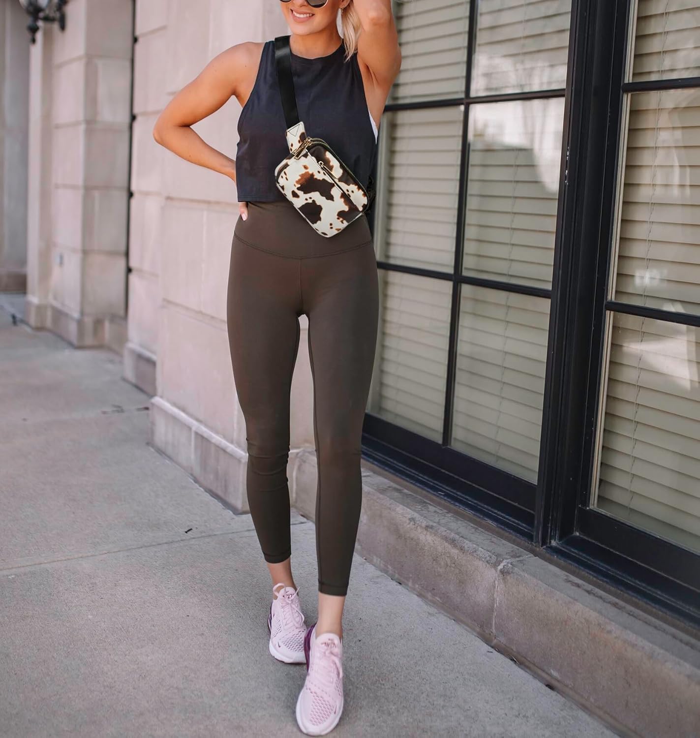 UTO Cow Print Fanny Pack